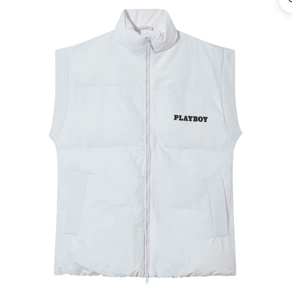 Playboy - Women’s Puffer Vest White